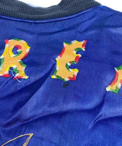 USED（ユーズド）USED (ユーズド) KOREA Souvenir Jacket スーベニアジャケット スカジャン ブルー サイズ:サイズ詳細参照の古着・服飾アイテム