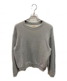 KAPITAL（キャピタル）の古着「スマイリーエルボーパッチクルーネックスウェット」｜グレー