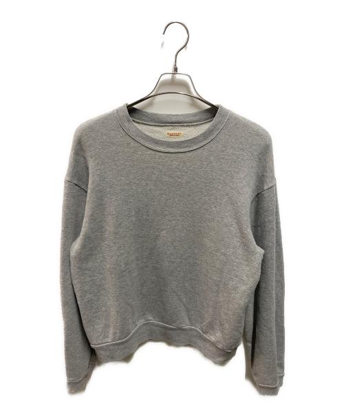 KAPITAL（キャピタル）KAPITAL (キャピタル) スマイリーエルボーパッチクルーネックスウェット グレー サイズ:2の古着・服飾アイテム