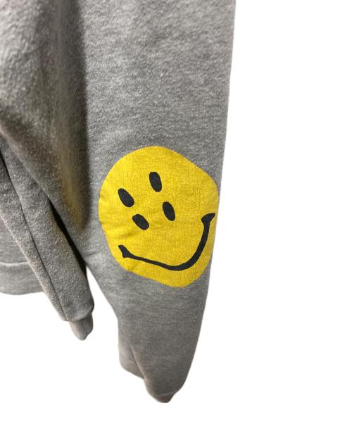 KAPITAL（キャピタル）KAPITAL (キャピタル) スマイリーエルボーパッチクルーネックスウェット グレー サイズ:2の古着・服飾アイテム