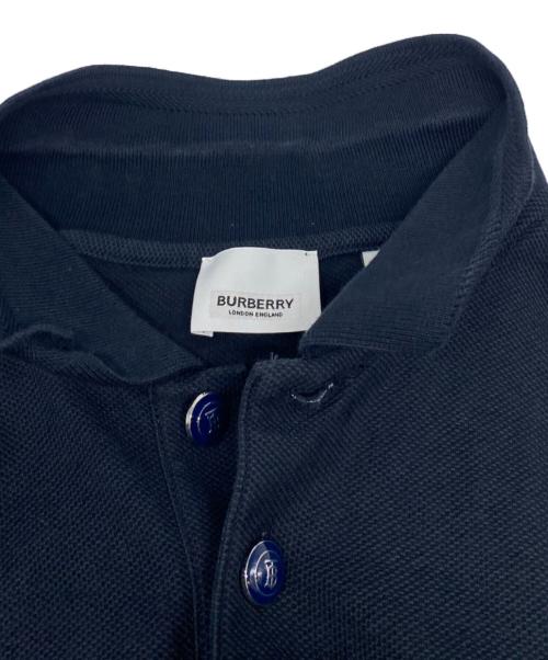 BURBERRY LONDON（バーバリーロンドン）BURBERRY LONDON (バーバリーロンドン) ポロシャツ ブラック サイズ:Ｌの古着・服飾アイテム