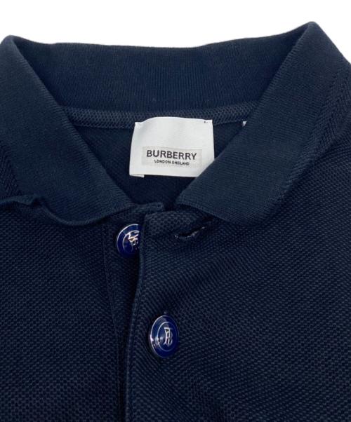BURBERRY LONDON（バーバリーロンドン）BURBERRY LONDON (バーバリーロンドン) ポロシャツ ブラック サイズ:Ｌの古着・服飾アイテム