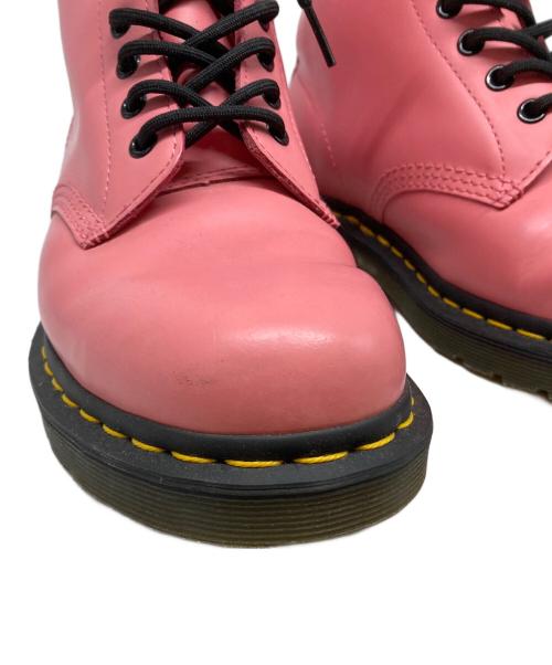 Dr.Martens（ドクターマーチン）Dr.Martens (ドクターマーチン) 8ホールブーツ ピンク サイズ:UK6/25cmの古着・服飾アイテム