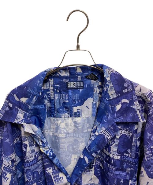 ENYCE BRAND（エニーチェ）ENYCE BRAND (エニーチェ) 総柄半袖シャツ ブルー サイズ:XXLの古着・服飾アイテム