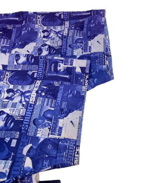 ENYCE BRAND（エニーチェ）ENYCE BRAND (エニーチェ) 総柄半袖シャツ ブルー サイズ:XXLの古着・服飾アイテム