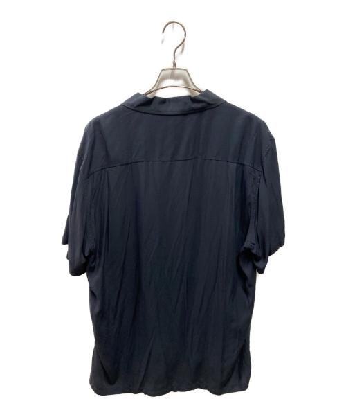 HUF（ハフ）HUF (ハフ) フラワープリント半袖オープンカラーシャツ ブラック サイズ:ＸＬの古着・服飾アイテム