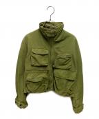 harold'sgearハロルズギア）の古着「ショート丈フィッシングジャケット」｜グリーン
