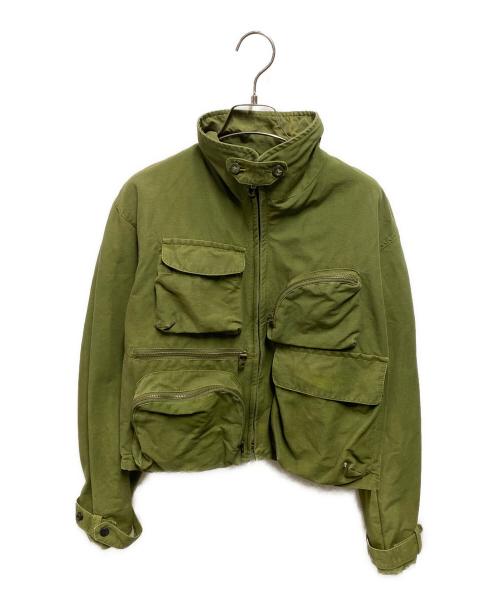 harold'sgear（ハロルズギア）harold'sgear (ハロルズギア) ショート丈フィッシングジャケット グリーン サイズ:Ｍの古着・服飾アイテム