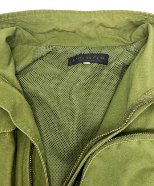 harold'sgear（ハロルズギア）harold'sgear (ハロルズギア) ショート丈フィッシングジャケット グリーン サイズ:Ｍの古着・服飾アイテム