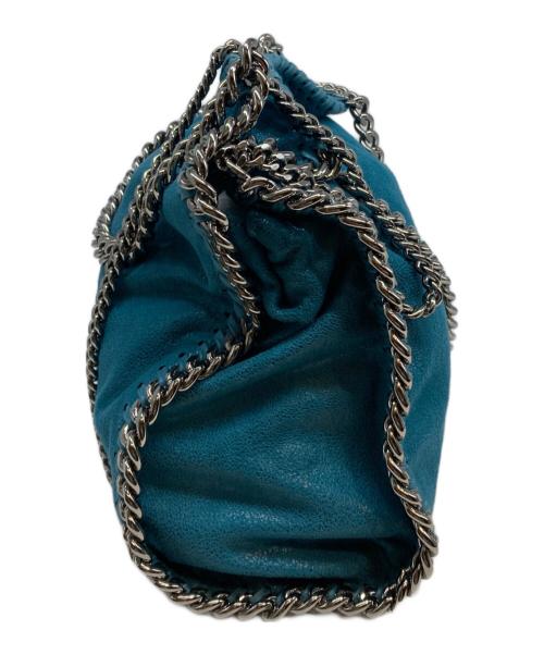 STELLA McCARTNEY（ステラマッカートニー）STELLA McCARTNEY (ステラマッカートニー) FALABELLA SHAGGY DEER MINI TOTE ブルーの古着・服飾アイテム