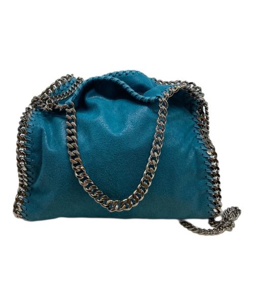 STELLA McCARTNEY（ステラマッカートニー）STELLA McCARTNEY (ステラマッカートニー) FALABELLA SHAGGY DEER MINI TOTE ブルーの古着・服飾アイテム