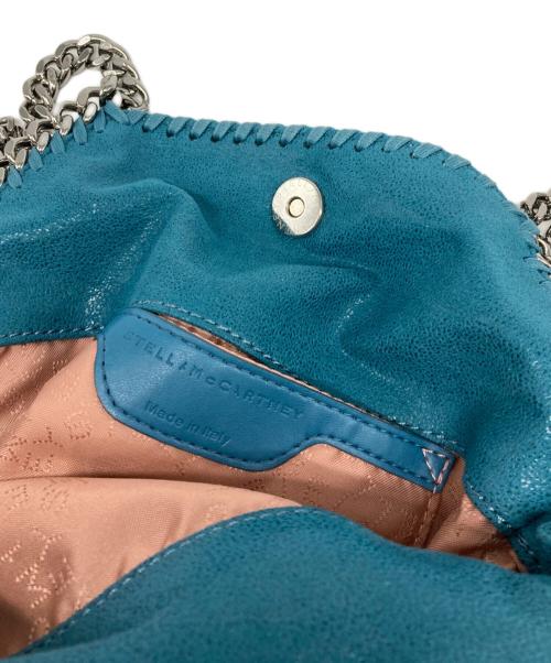 STELLA McCARTNEY（ステラマッカートニー）STELLA McCARTNEY (ステラマッカートニー) FALABELLA SHAGGY DEER MINI TOTE ブルーの古着・服飾アイテム