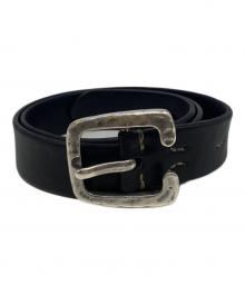 VINTAGE WORKS（ヴィンテージワークス）の古着「Leather belt 7Hole」｜ブラック