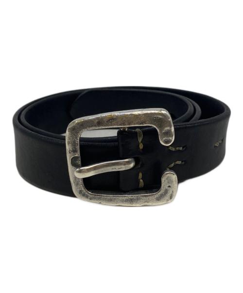 VINTAGE WORKS（ヴィンテージワークス）VINTAGE WORKS (ヴィンテージワークス) Leather belt 7Hole ブラック サイズ:33/34の古着・服飾アイテム