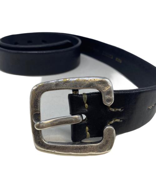 VINTAGE WORKS（ヴィンテージワークス）VINTAGE WORKS (ヴィンテージワークス) Leather belt 7Hole ブラック サイズ:33/34の古着・服飾アイテム