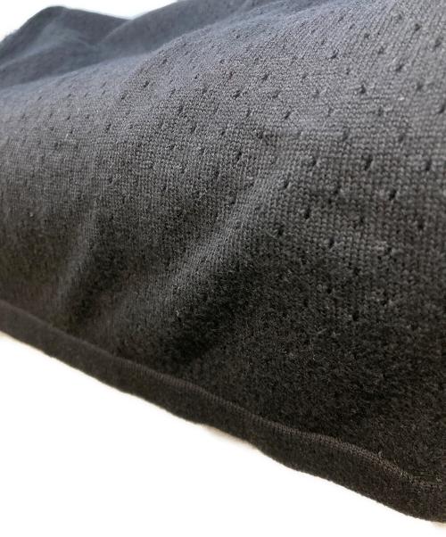 HERMES（エルメス）HERMES (エルメス) カシミヤ混半袖ニット ブラック サイズ:Ｍの古着・服飾アイテム