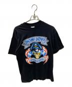 SCREEN STARSスクリーンズスターズ）の古着「BON JOVI バンドTシャツ」｜ブラック