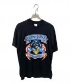 SCREEN STARSスクリーンズスターズ）の古着「バンドTシャツ　BONJOVI 2000ツアー」｜ブラック