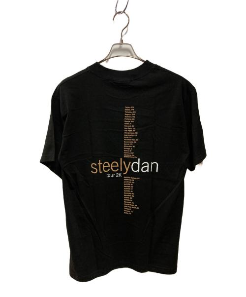 giant（ジャイアント）giant (ジャイアント) Tシャツ 00's STEELYDAN 2 AGAINSTNATURE ブラック サイズ:Lの古着・服飾アイテム