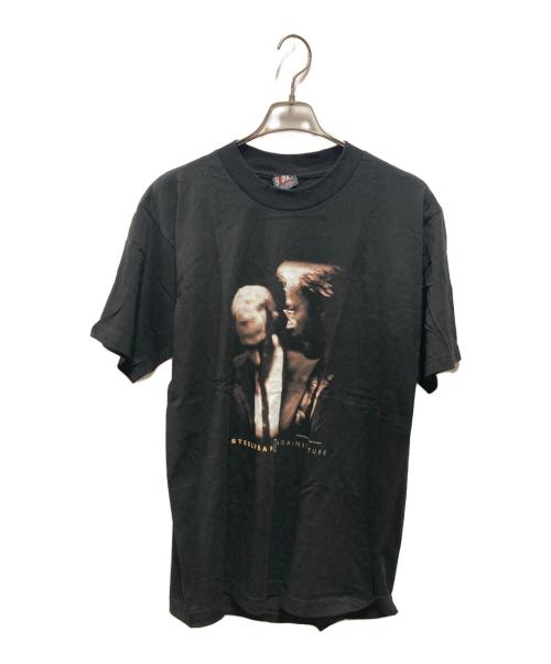 giant（ジャイアント）giant (ジャイアント) Tシャツ USA製 STEELYDAN 2 AGAINSTNATURE コピーライト2000年 ブラック サイズ:Lの古着・服飾アイテム