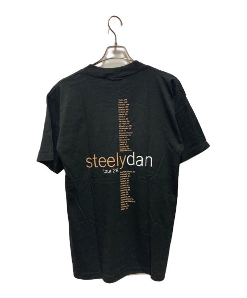 giant（ジャイアント）giant (ジャイアント) Tシャツ USA製 STEELYDAN 2 AGAINSTNATURE コピーライト2000年 ブラック サイズ:Lの古着・服飾アイテム