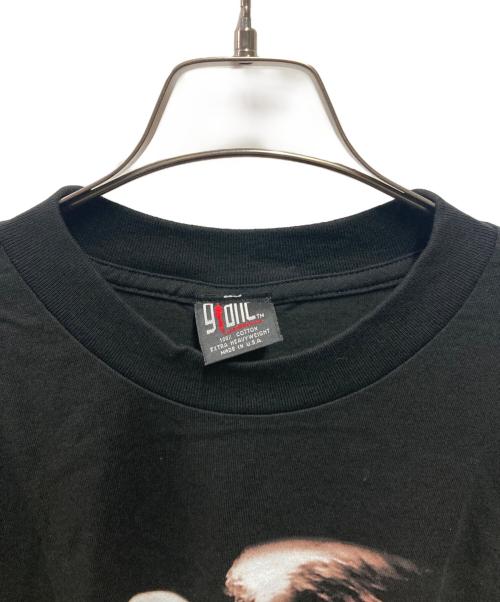 giant（ジャイアント）giant (ジャイアント) Tシャツ USA製 STEELYDAN 2 AGAINSTNATURE コピーライト2000年 ブラック サイズ:Lの古着・服飾アイテム