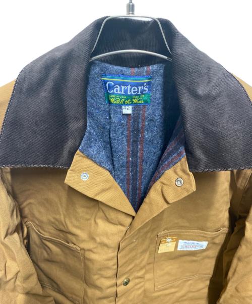 Carter's（カーターズ）Carter's (カーターズ) 70‐80’s ダック地カバーオール ブラウン サイズ:42の古着・服飾アイテム
