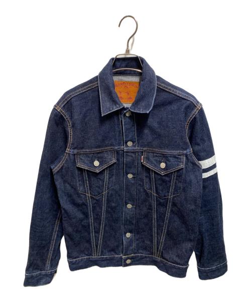 MOMOTARO JEANS（桃太郎ジーンズ）MOMOTARO JEANS (桃太郎ジーンズ) 出陣 3rdダブルポケットジャケット インディゴ サイズ:38の古着・服飾アイテム