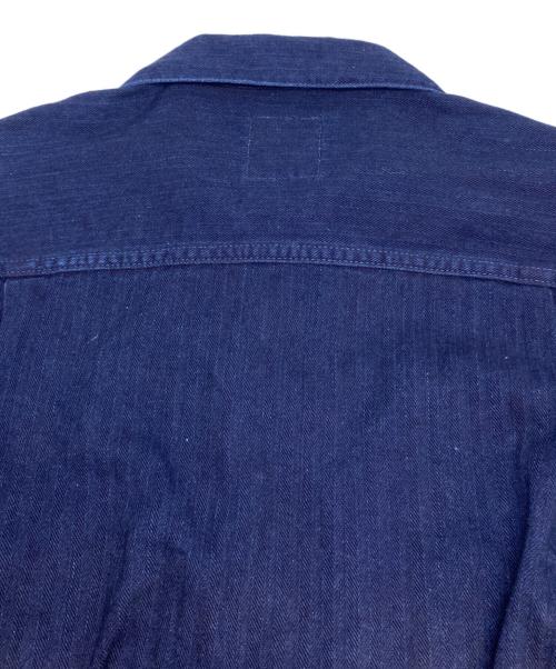 MOMOTARO JEANS（桃太郎ジーンズ）MOMOTARO JEANS (桃太郎ジーンズ) ヘリンボーンジャケット インディゴ サイズ:38の古着・服飾アイテム
