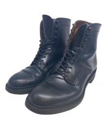 makers（メイカーズ）の古着「PLANE BOOTS コードバン」｜ネイビー