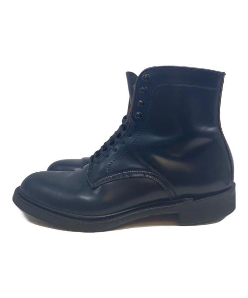 makers（メイカーズ）makers (メイカーズ) PLANE BOOTS コードバン ネイビー サイズ:6の古着・服飾アイテム