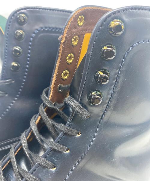 makers（メイカーズ）makers (メイカーズ) PLANE BOOTS コードバン ネイビー サイズ:6の古着・服飾アイテム