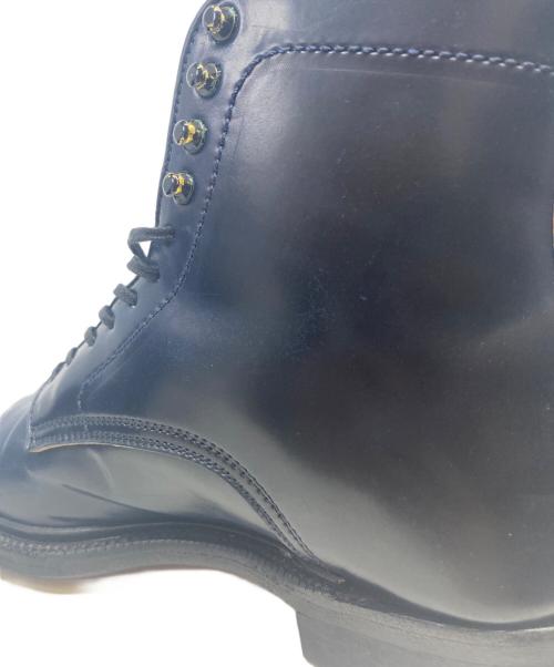 makers（メイカーズ）makers (メイカーズ) PLANE BOOTS コードバン ネイビー サイズ:6の古着・服飾アイテム