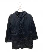 Barbour×UNITED ARROWSバブアー×ユナイテッドアローズ）の古着「別注HOODED BORDERコート」｜ネイビー