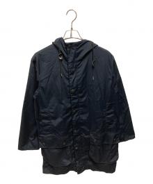 Barbour×UNITED ARROWS（バブアー×ユナイテッドアローズ）の古着「別注HOODED BORDERコート」｜ネイビー