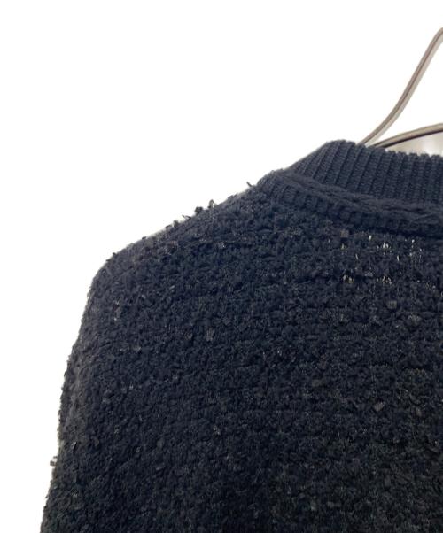 JOURNAL STANDARD relume（ジャーナルスタンダード レリューム）JOURNAL STANDARD relume (ジャーナルスタンダード レリューム) TWEEDYニットジャケット ブラック サイズ:FREEの古着・服飾アイテム