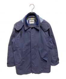 stussy（ステューシー）の古着「SOUTIEN COLLAR COAT」｜ネイビー