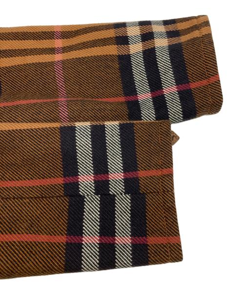 BURBERRY BLUE LABEL（バーバリー ブルー レーベル）BURBERRY BLUE LABEL (バーバリー ブルー レーベル) コットンジャケット ブラウン サイズ:38の古着・服飾アイテム