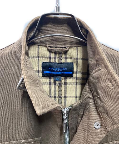 BURBERRY BLUE LABEL（バーバリー ブルー レーベル）BURBERRY BLUE LABEL (バーバリー ブルー レーベル) ミリタリージャケット ベージュ サイズ:Mの古着・服飾アイテム