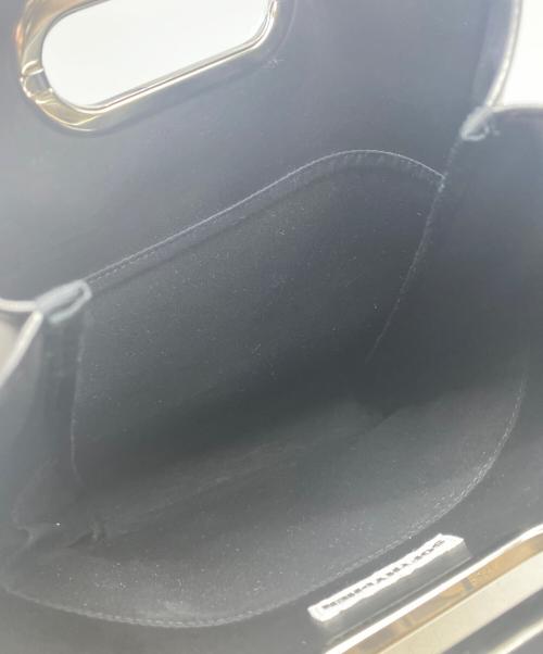 SOFTHYPHEN（ソフトハイフン）SOFTHYPHEN (ソフトハイフン) FAUX LEATHER EYELET HANDLE BAG ブラック 未使用品の古着・服飾アイテム