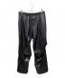 DIESEL（ディーゼル）の古着「P-MARTY-LTHフェイクレザーパンツ」｜ブラック