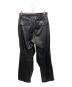 DIESEL (ディーゼル) P-MARTY-LTHフェイクレザーパンツ ブラック サイズ:48：18000円