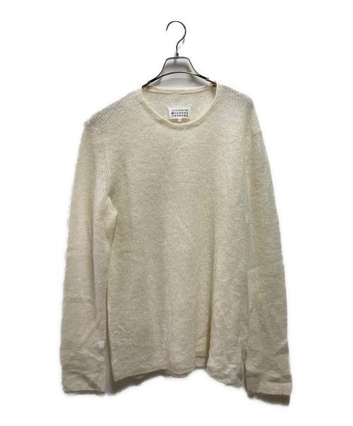 Maison Margiela（メゾンマルジェラ）Maison Margiela (メゾンマルジェラ) アルパカ混ローゲージニット ベージュ サイズ:XLの古着・服飾アイテム