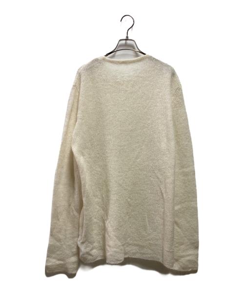 Maison Margiela（メゾンマルジェラ）Maison Margiela (メゾンマルジェラ) アルパカ混ローゲージニット ベージュ サイズ:XLの古着・服飾アイテム