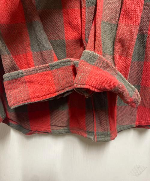 big mac（ビッグマック）BIG MAC (ビッグマック) 70's チェックシャツ レッド サイズ:XLの古着・服飾アイテム