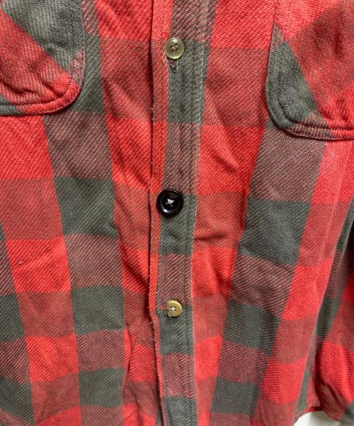 big mac（ビッグマック）BIG MAC (ビッグマック) 70's チェックシャツ レッド サイズ:XLの古着・服飾アイテム
