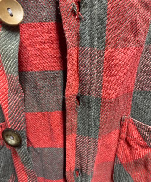 big mac（ビッグマック）BIG MAC (ビッグマック) 70's チェックシャツ レッド サイズ:XLの古着・服飾アイテム