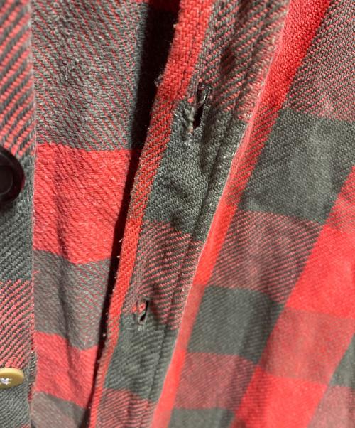 big mac（ビッグマック）BIG MAC (ビッグマック) 70's チェックシャツ レッド サイズ:XLの古着・服飾アイテム