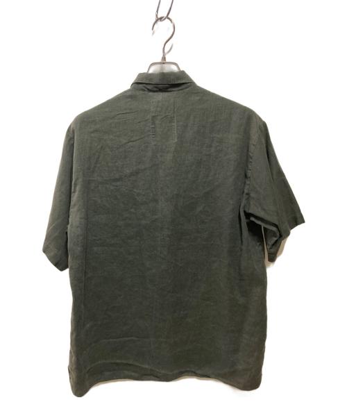 MARKAWARE（マーカウェア）MARKAWARE (マーカウェア) OPEN COLLAR SHIRT HEMP ブラック サイズ:1の古着・服飾アイテム