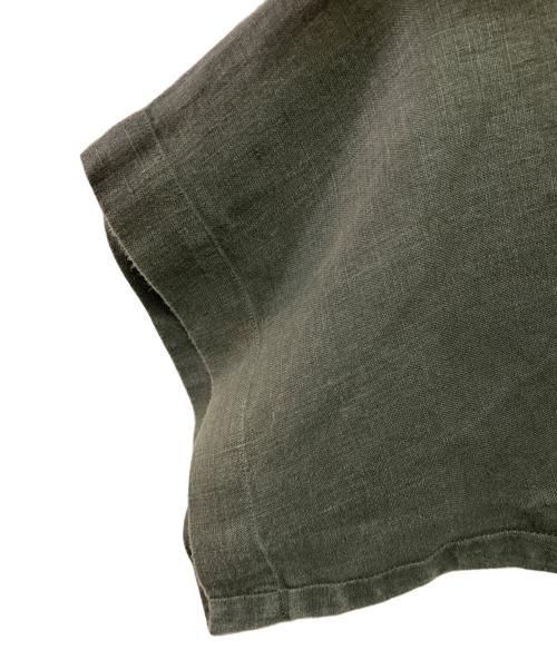 MARKAWARE（マーカウェア）MARKAWARE (マーカウェア) OPEN COLLAR SHIRT HEMP ブラック サイズ:1の古着・服飾アイテム